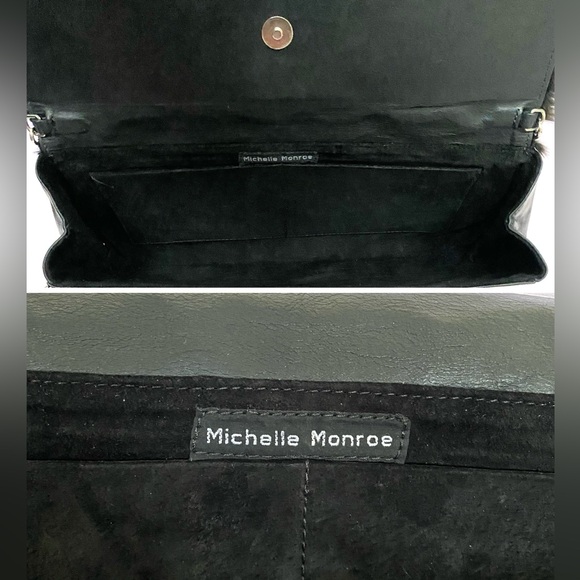 Michelle Monroe vintage leather and fur clutch(RARE) - Picture 7 of 12